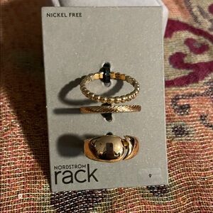 Nordstrom Gold Ring Set